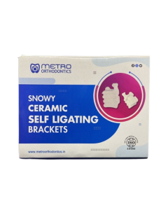 Metro Snowy Passive Ceramic Self-Ligating Brackets