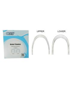 Captain Niti Preformed Archwire Pack of 10 Pcs (Round)
