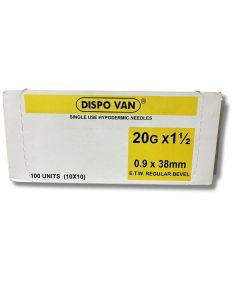 HMD Dispo van Needles 20G x 1.5 inch