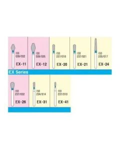 Mani Diamond Burs -  EX Series / Extra Shape