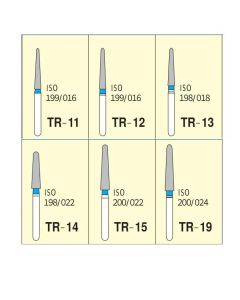 Mani Diamond Burs - TR Series / Taper Round End