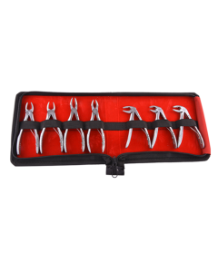ORACRAFT Extraction Forceps Peedo Standard (set of 7pcs)  in Pouch #EFPSP7