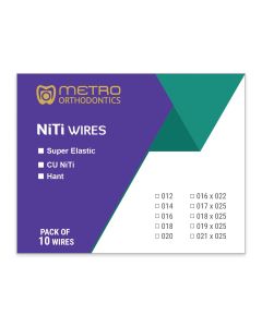Metro Heat-Activated (Rectangular NiTi) Naturalform Archwires (HANT)