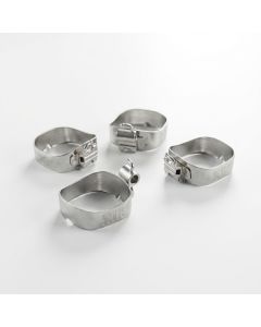 Metro Orthodontics Molar Bands With Upper Double Lower Single Tubes (U2L1) SLOT – 018