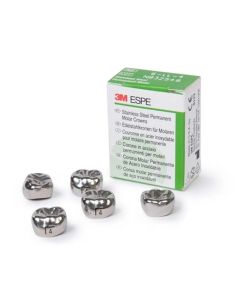 3M ESPE Stainless Steel Permanent 1st Molar Crown – Set of 5