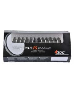 GDC Mouth Mirror Tops FS Rhodium Coated - Pack of 12 Pcs - Size 5 - MMTFS5
