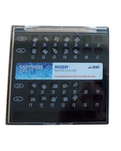 Metro Orthodontics Sapphire Series Monocrystalline Ceramic Brackets (5-5)