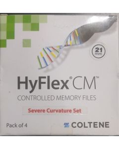 Coltene HyFlex CM Severe Curvature Set 21mm (Pack of 4)