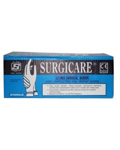 Surgicare Disposable Rubber Surgical Gloves