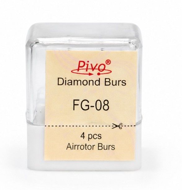 Pivo FG Airrotor Burs (FG 08) - Set of 4