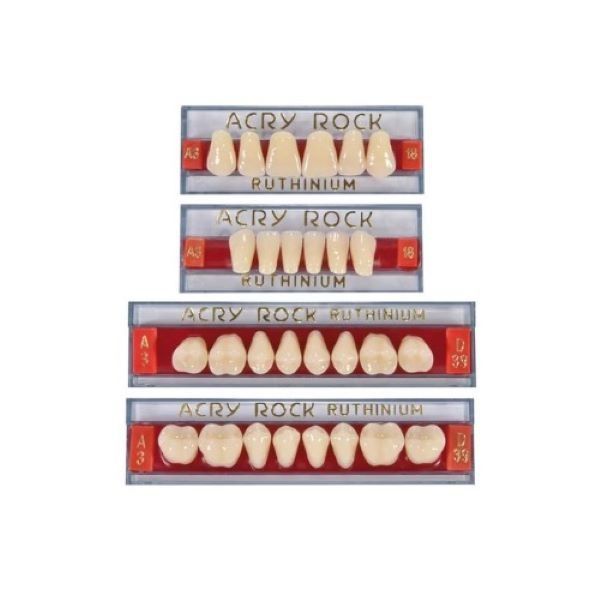 Ruthinium Acry Rock Teeth Sets -B1 Shade (Pack of 4 Sets)