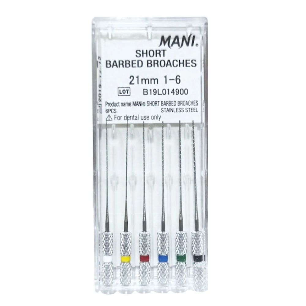 Mani Short Barbed Broaches 21mm