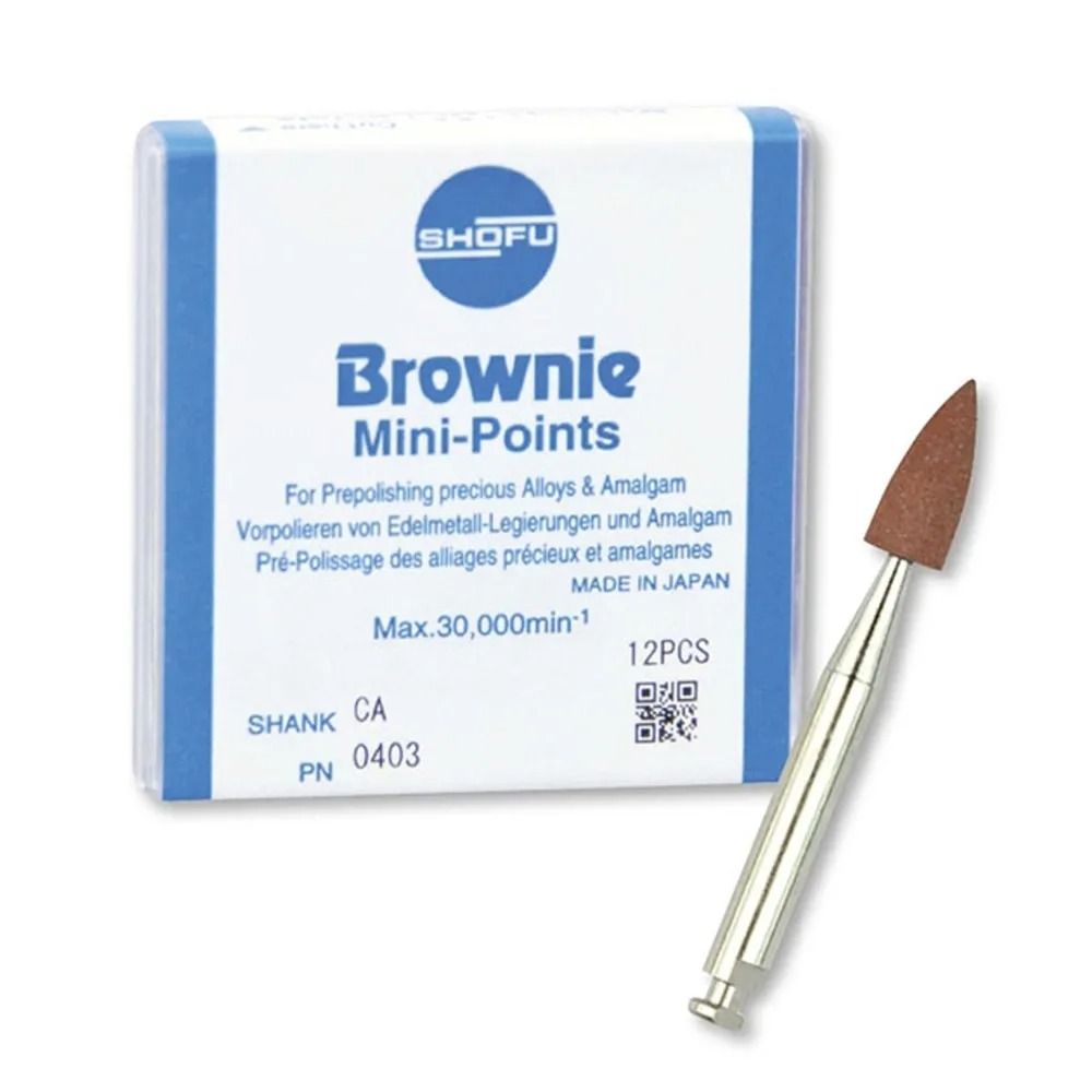 Shofu Brownie Mini Points Polishers FG 