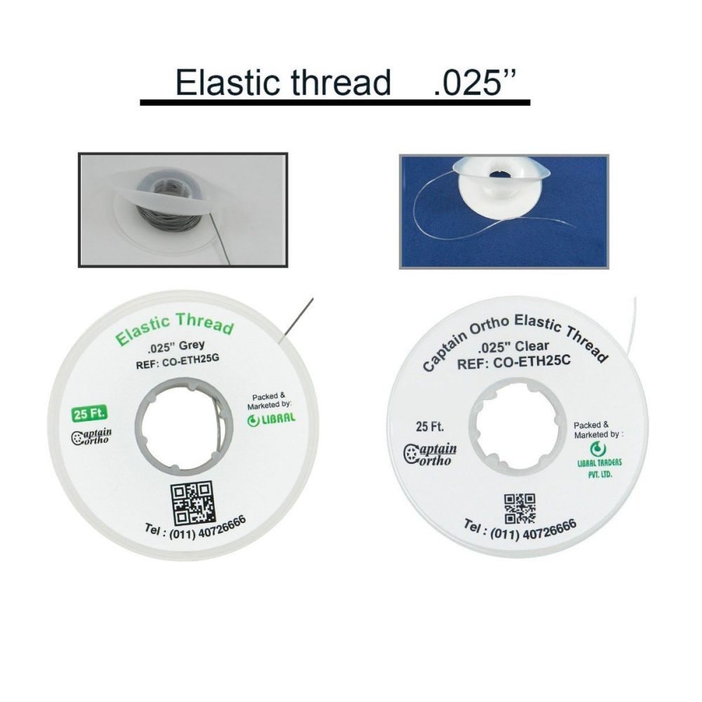 Captain Solid Elastic Power Thread .025"