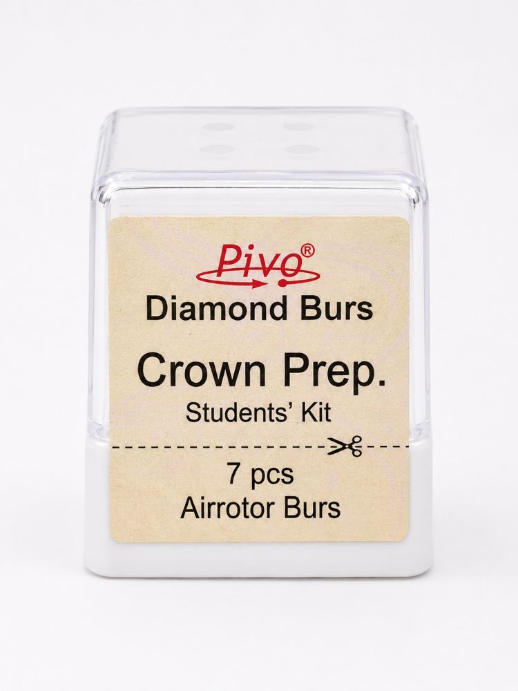 Pivo Crown Preparation Airrotor Burs Kit -  (Set Of 7)