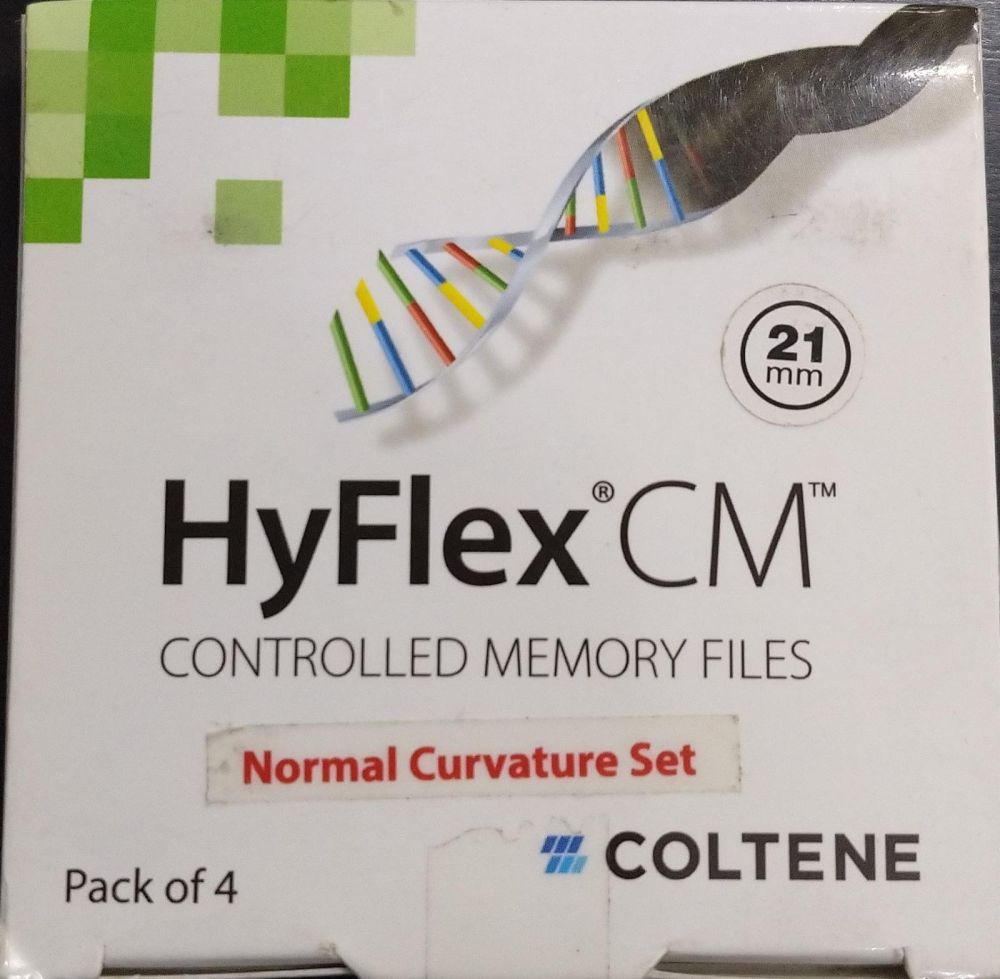 Coltene HyFlex CM Normal Curvature Set 21mm (Pack of 4)