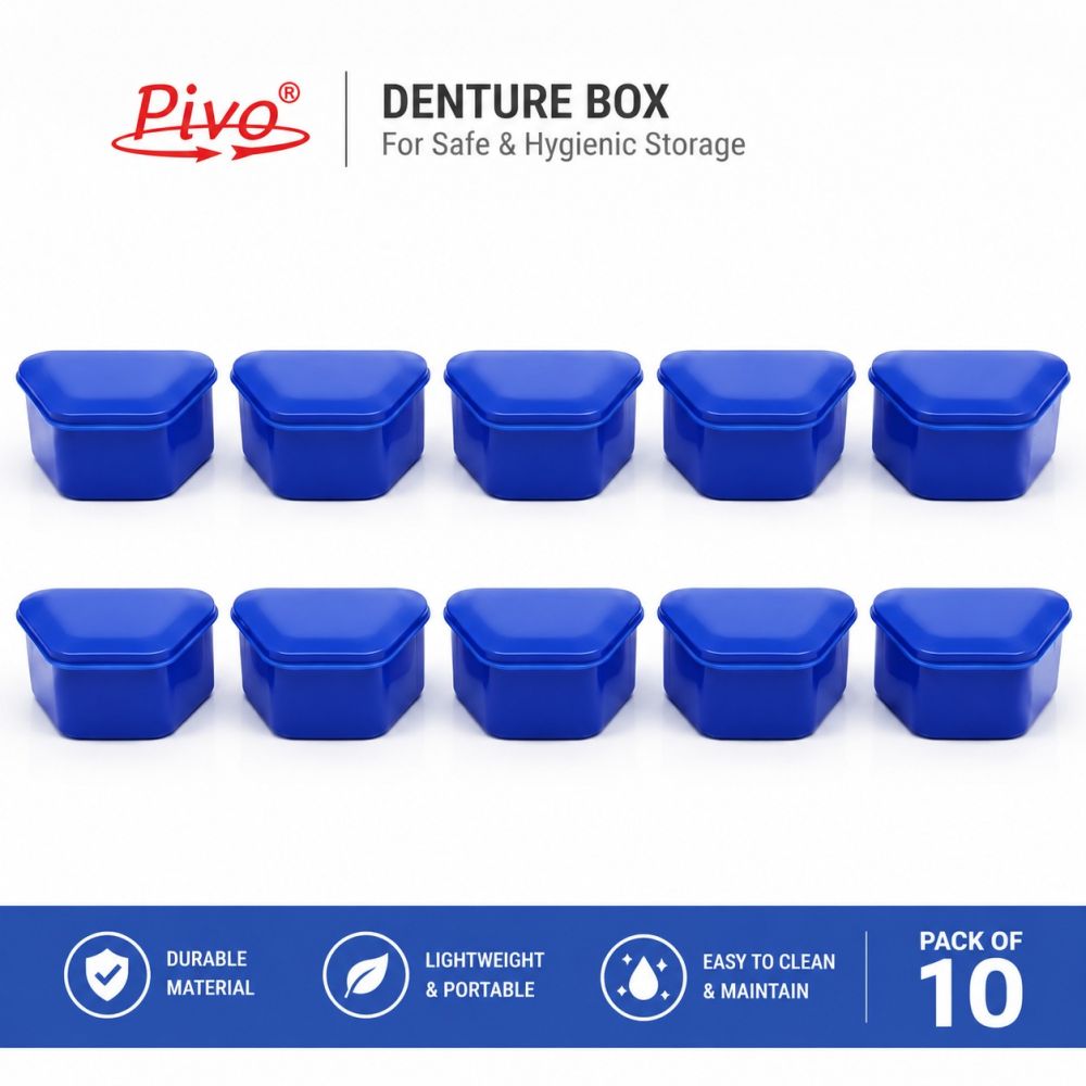 Pivo Dental Denture Boxes (Pack of 10)