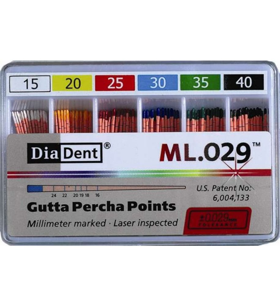 Diadent Gutta Percha Points 2% (Marking)