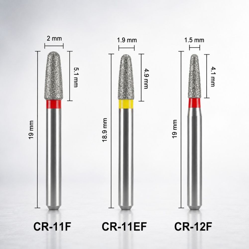 Mani Diamond Burs - CR Series / CR Preparation