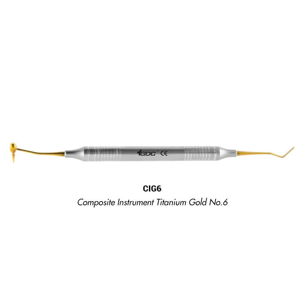 GDC Composite Instrument Gold Titanium - #6 - CIG6