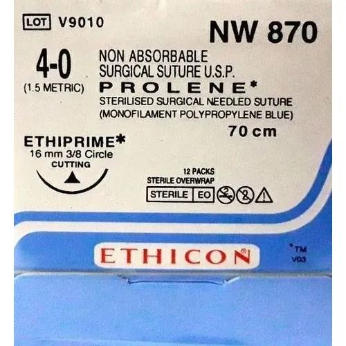 Ethicon Johnson - Prolene Sutures #4-0, 3/8 Circle Cutting Ethiprime - NW870