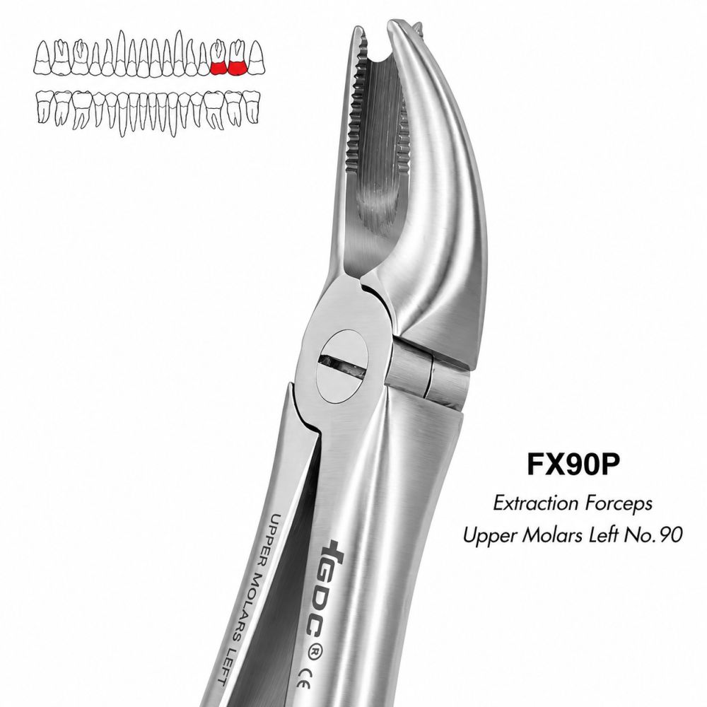 GDC Extraction Forceps Upper Molars Left Premium (FX90P)