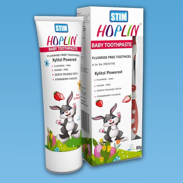  Hoplin Baby Toothpaste – 6 Months to 3 Years – 80gm