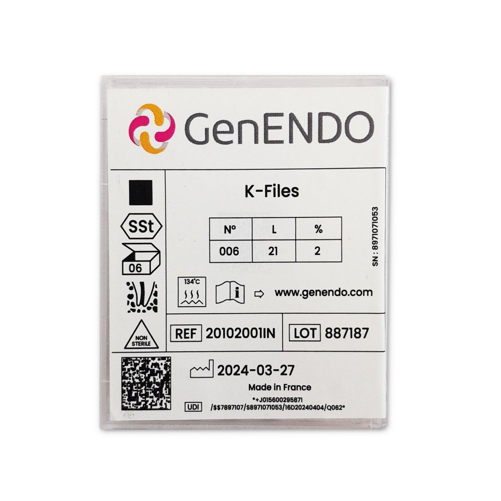 Coltene GenEndo K-Files 2% 21mm