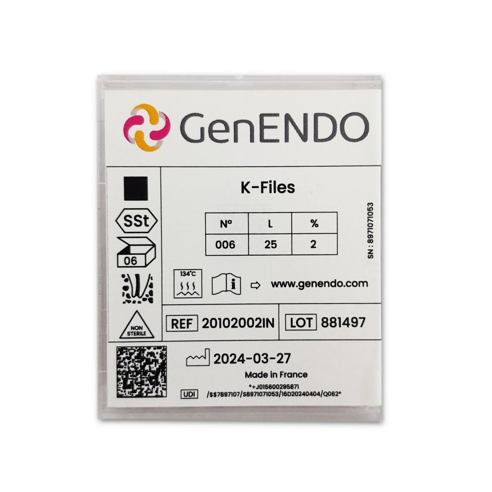 Coltene GenEndo K-Files 2% 25mm