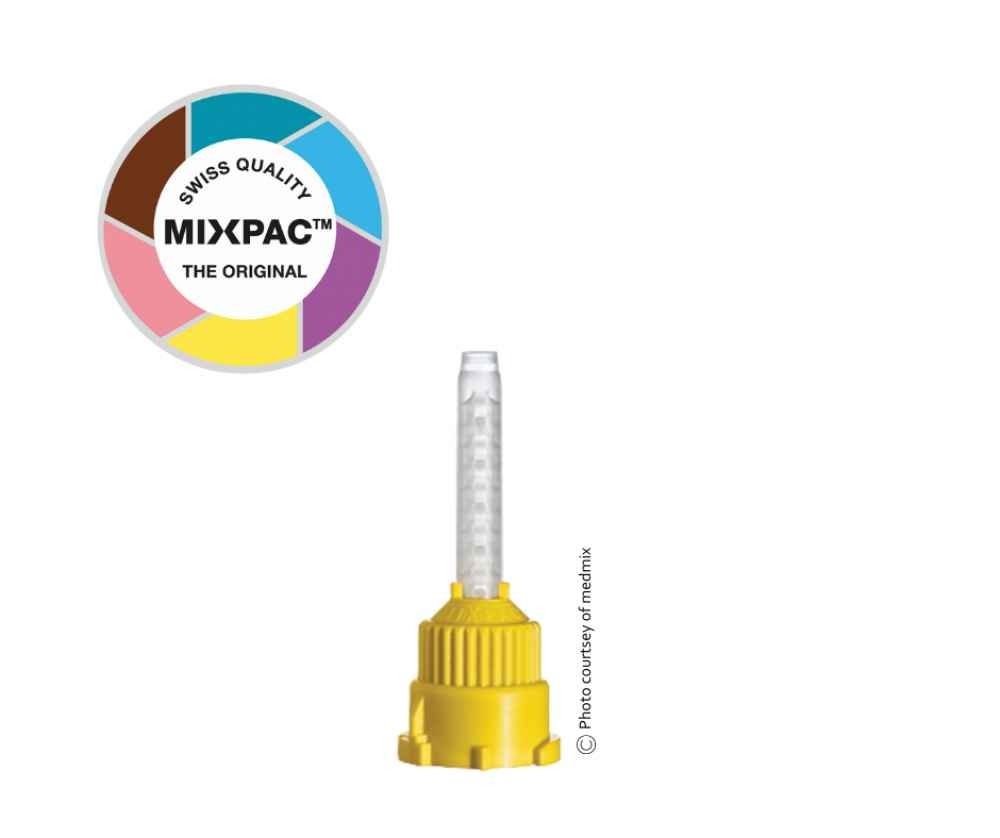 MIXPAC T-Mixer Yellow – For Light Body (Mixing Tips)