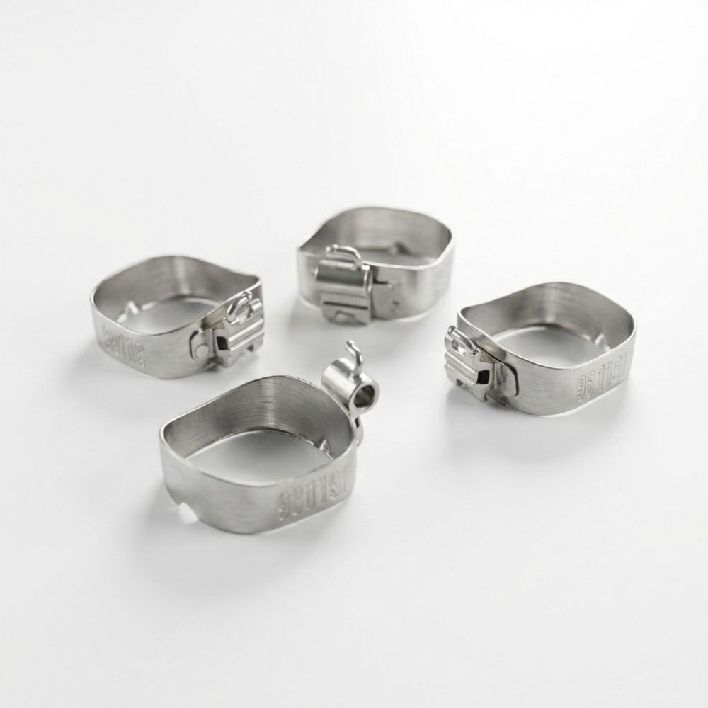 Metro Orthodontics Molar Bands With Upper Double Lower Single Tubes (U2L1) – SLOT 0.022