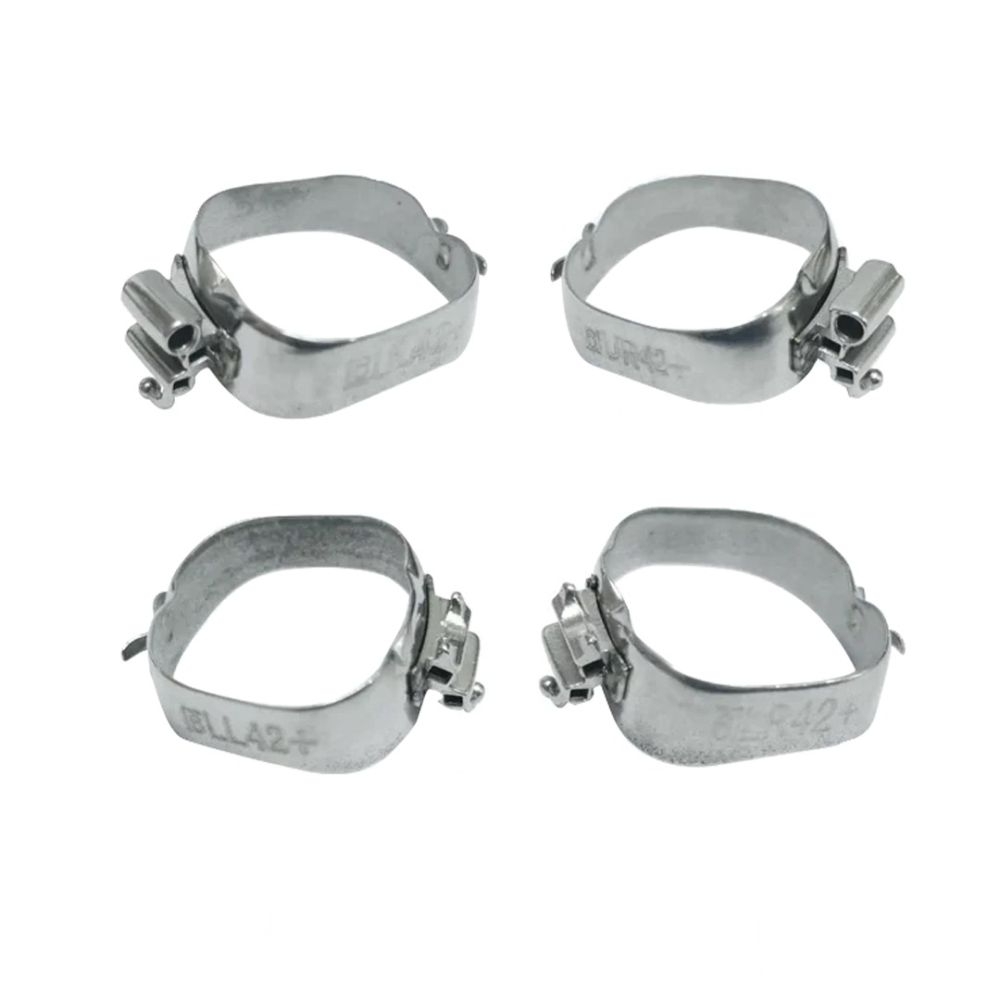 Metro Orthodontics Molar Bands With Upper Triple Lower Double Tubes (U3L2) – SLOT - 022