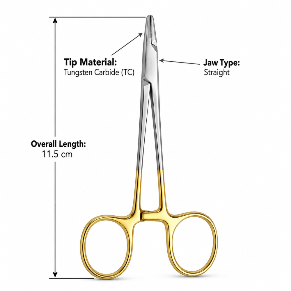 GDC Needle Holder Derf TC (11.5Cm) – NH5032