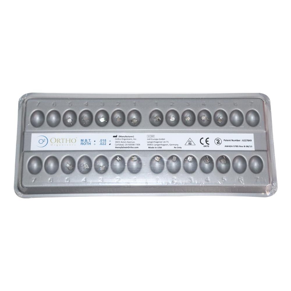 Ortho Organizer Metal Bracket Kit (MBT .022)