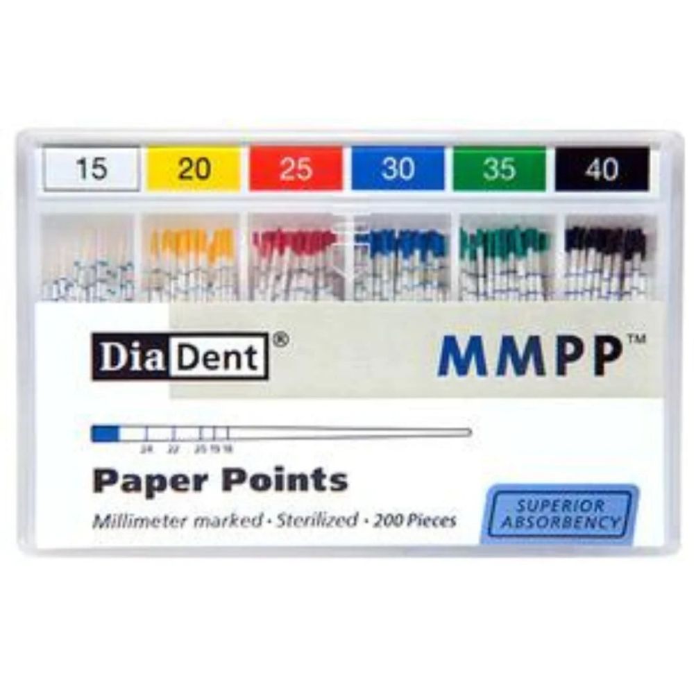 Diadent Paper Points 2% – Special Tapered