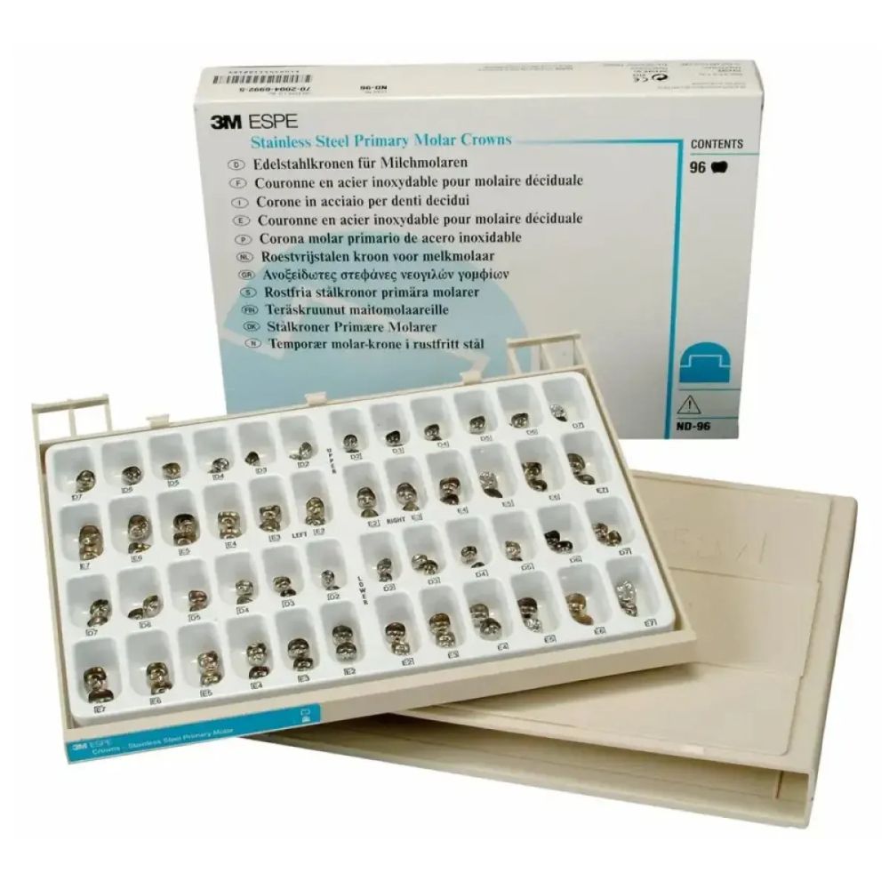 3M ESPE Stainless Steel Crown – Primary Molar Intro Kit ND-96