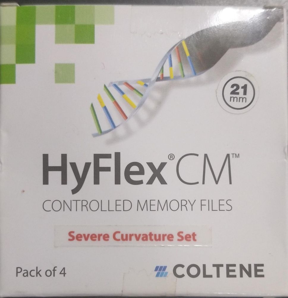 Coltene HyFlex CM Severe Curvature Set 21mm (Pack of 4)