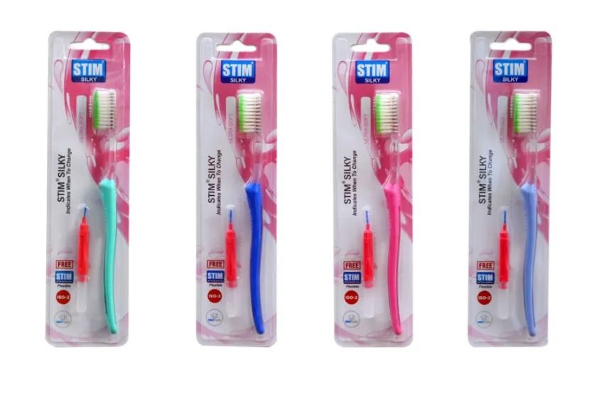 STIM Silky Toothbrush Pack of 1/ Pack of 12 